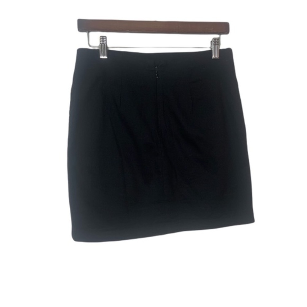 Romeo & Juliet Couture Boho Black Orange Embroidered Sequined Mini Skirt Cotton - Picture 5 of 14